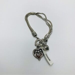Price is firm New BRIGHTON Silver Heart Charm Bracelet